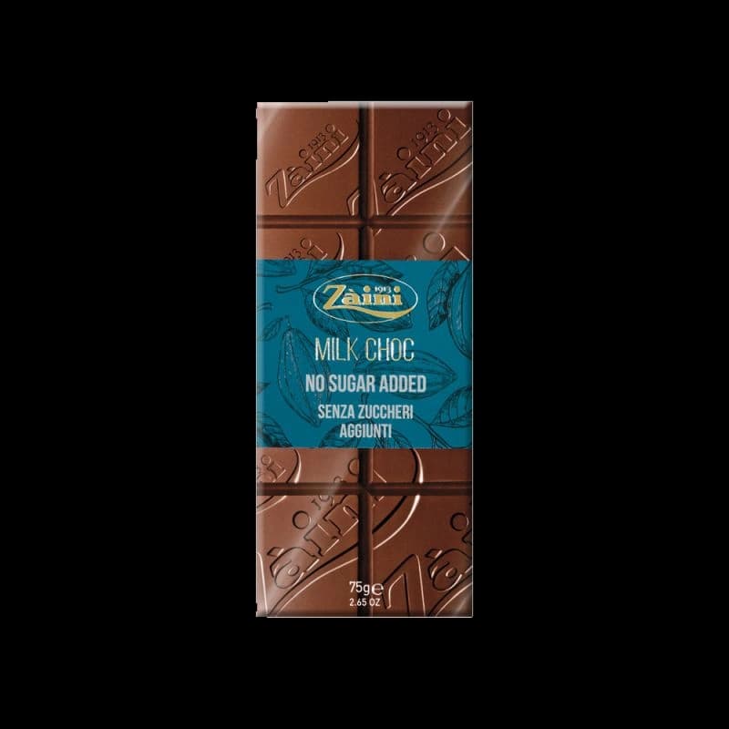 Ciocolata dietetica cu lapte fără zahar cu indulcitori Zaini Diet Line