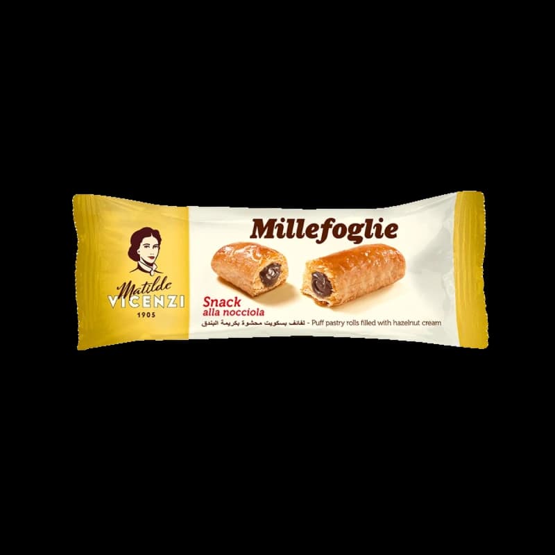 Gustare dulce Millefoglie crema de alune