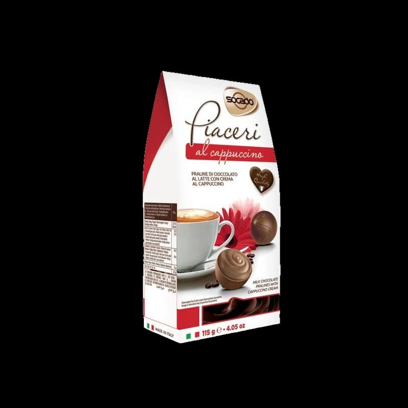 Praline de ciocolată cu lapte si crema capuccino Socado Piaceri
